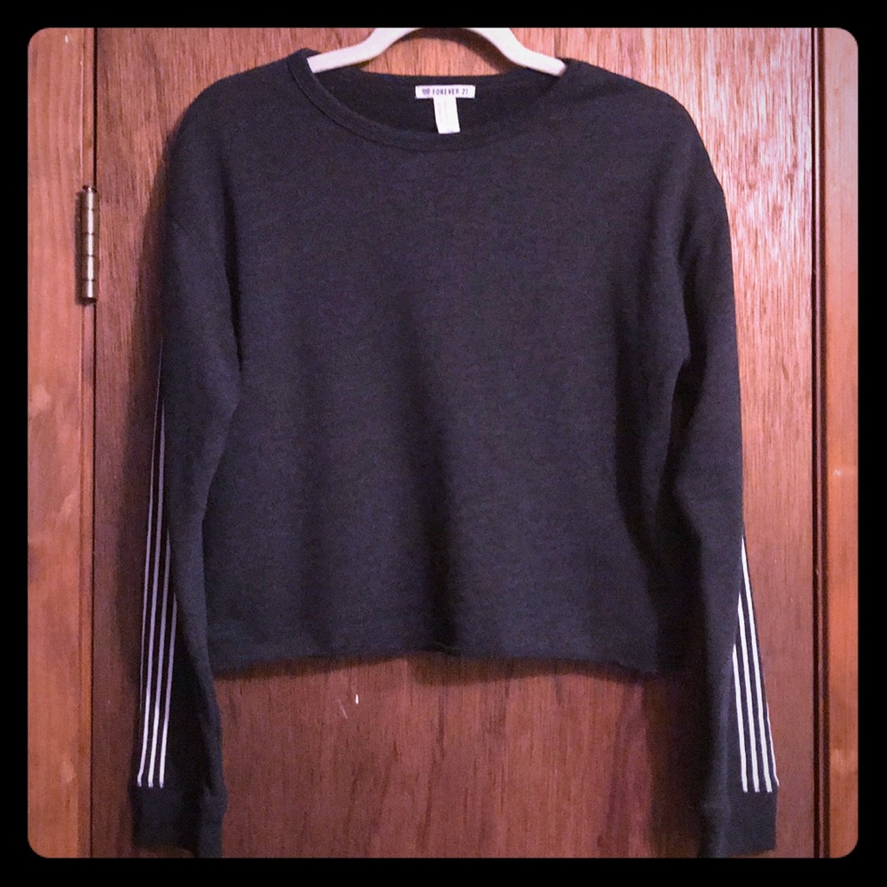 Forever 21 Black Crop Top